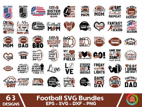 American Football Svg Bundle: Graphics & Crafts