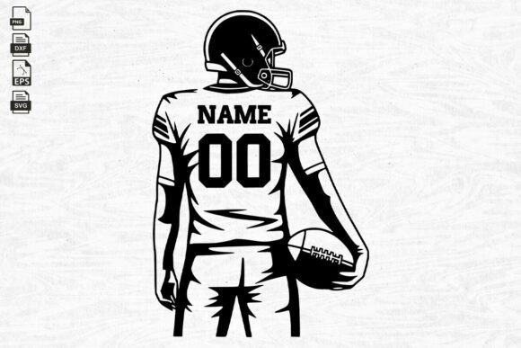 Customized Football, American Football Graphics & Crafts