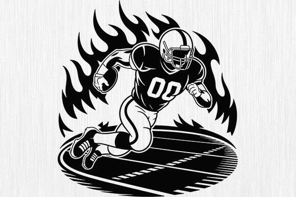 Football Svg, Half Football Svg: Graphics & Crafts Review