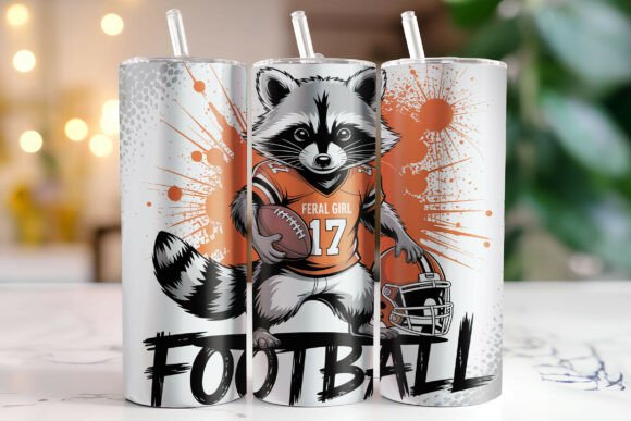 Football Tumbler Wrap Graphics for Crafts