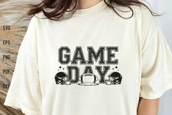 Game Day SVG Football Shirt Graphics for Crafts