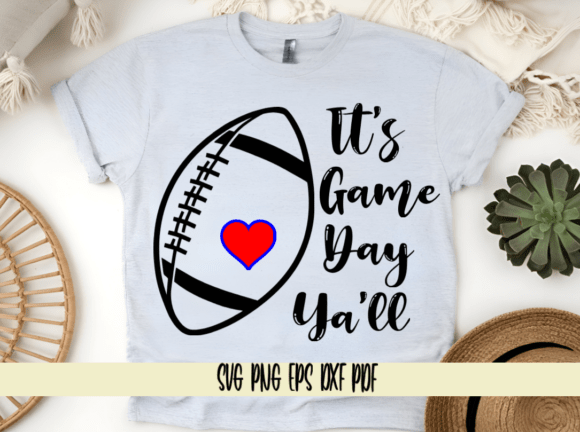 It's Game Day Ya'll Football Graphics for Crafts